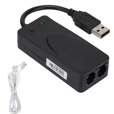 Fax Modem Dual Port USB2.0 56K External Modem Driver For 7/ 8/ 10 Kit - Image 1 of 4