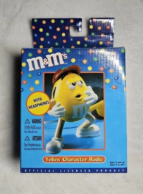 M&M's Yellow Character AM/FM Radio Internal Speaker (New) - Image 1 of 4