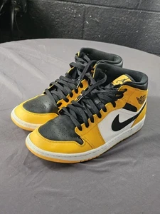 Jordan 1 Mid Taxi 2022 Größe 10,5 leicht gebraucht - Bild 1 von 18