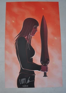 The Sword 24 Cover Print Poster Signed Numbered Luna - Picture 1 of 2