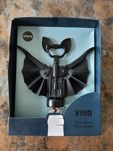 Corkscrew Wine Opener Cork Wine tool & Beer Bottle Opener Halloween Bat OTOTO - Picture 1 of 2