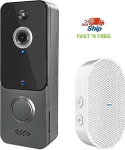 Towsen Video Doorbell Camera Wireless with Chime, PIR Motion Detector, 1080P HD, - Picture 1 of 6