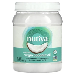 Nutiva, Bio-Kokosöl, nativ, 54 fl oz (1,6 l) - Bild 1 von 2
