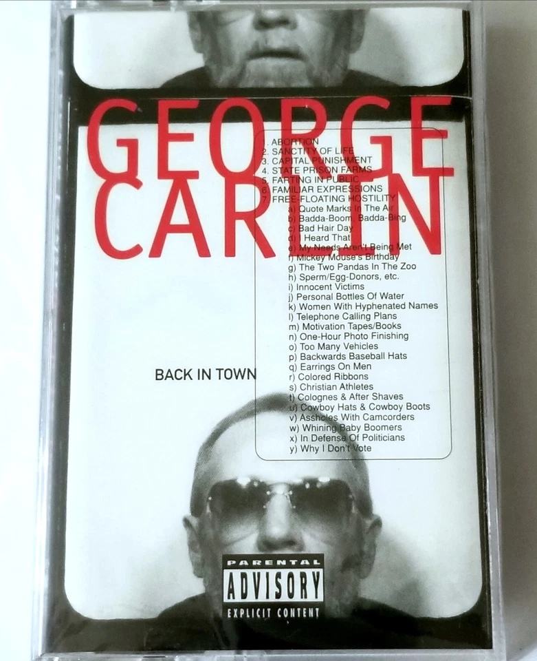 GEORGE CARLIN SEALED STAND UP COMEDY TAPE CASSETTE 1996 ATLANTIC RECORDS - Image 1 of 4