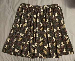 ModCloth More Than Charming Moon Gazer Owl Skirt size 1X - Picture 1 of 6