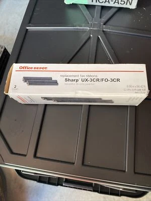 Replacement Fax Ribbons Sharp UX 3CR  FO 3CR  Machines UX300 460 2 In One Box 4b - Image 1 of 2