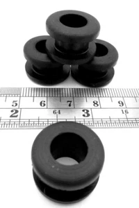 Rubber Grommet Fits 1/2" Hole, 1/4" Panel, Has 3/8" ID - Durable! Free Shipping! - Picture 1 of 12