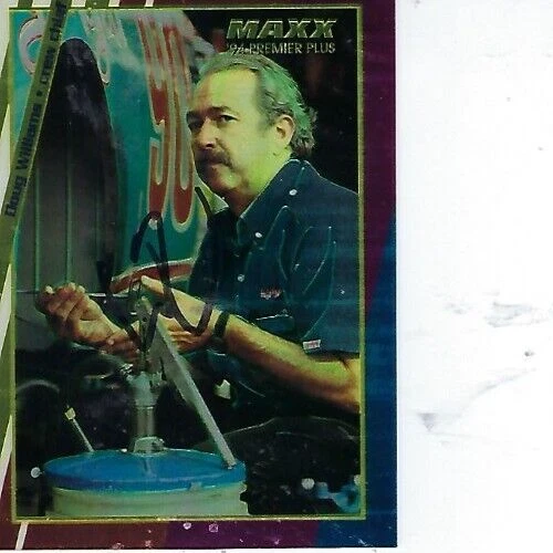 DOUG WILLIAMS SIGNED 1994 MAXX PREMIER PLUS RACING #143 - NASCAR - Image 1 of 1