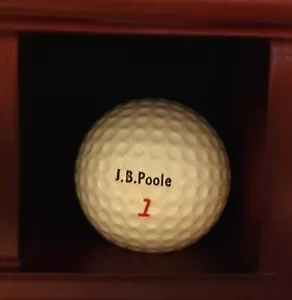 Vintage J.B. Poole #1 WM Golf Ball - Picture 1 of 2