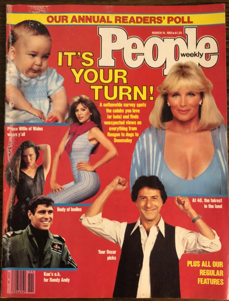 People Magazine March 14 1983 Readers' Poll Toto Tennessee Williams - Image 1 of 1