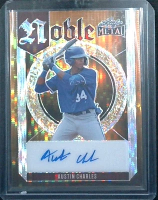 2023 Leaf Metal Austin Charles Noble Gold Pulsar 1/1 - Image 1 of 2