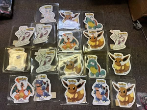 NEW 1999 NINTENDO POKEMON GOTTA CATCH "EM ALL Lot of 18 Stickers RARE HTF! - Picture 1 of 1