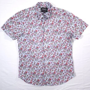 Bonobos Hemd Herren Medium Slim Blau Blumen Button Down - Bild 1 von 7