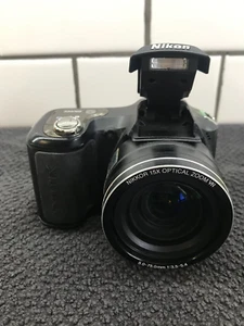 Nikon Camera Cool Pix L 100 15X Zoom, Works Well, Battery compartment clean - Picture 1 of 7
