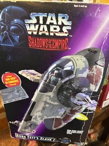 Star Wars Shadows Of The Empire Boba Fett’s Slave 1 1996 Kenner Unused Contents - Picture 1 of 6