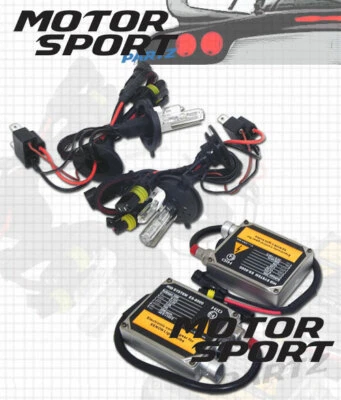 --High Low Beam-- Golden Yellow H4 35W 3000K 12V Xenon HID Conversion Kit - Image 1 of 3