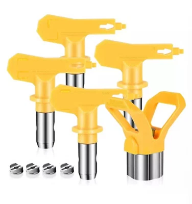 MARKENLOS Airless Spritzpistole Spitze Düse 4 Stück Airless Düse Pistolen Farbspritzgerät