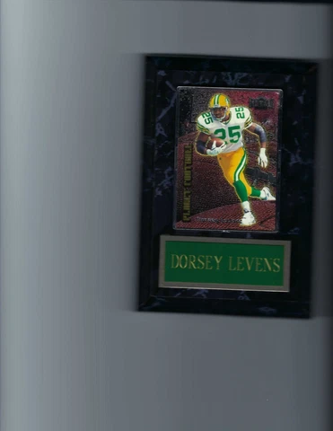 DORSEY LEVENS BLACK PLAQUE GREEN BAY PACKERS FOOTBALL NFL   BC Cover