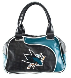 NHL San Jose Sharks Perfect Bowler Purse Hand Bag - Picture 1 of 4