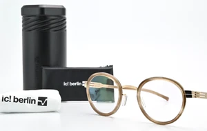 IC! BERLIN Brille S42 Wedding Rosé Gold Glanz Rund Panto Leicht Flexibel Germany - Bild 1 von 10