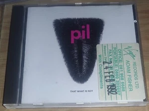 PIL THAT WHAT IS NOT PROMO CD Johnny Rotten Sex Pistols Lydon The Fall Iggy Pop - Picture 1 of 2