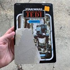 1983 Kenner Star Wars Return of the Jedi AT-ST Driver Figure Card Back 77