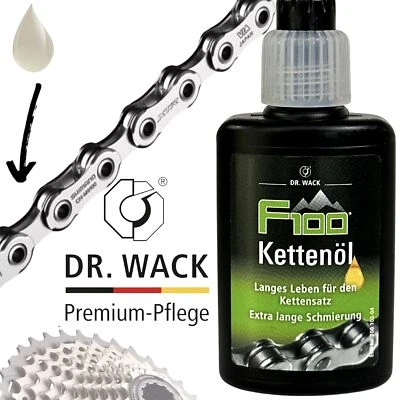 Dr.Wack F100 Fahrrad MTB Ebike Road Ketten öl Pflege schmiere Service wartung - Bild 1 von 4