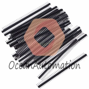 10PCS 40Pin 2.54mm Single Row Straight Male Pin Header Strip PBC Ardunio NEW - Picture 1 of 4