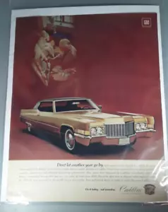 "Anuncio original de la revista Cadillac 1970 ""No dejes pasar otro año" - Imagen 1 de 1