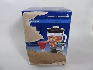 Oster BCCG08 Blender 8 Speed Black 450 W 6 Cup Glass Jar New - BOX HAS WEAR/TEAR - Picture 1 of 6