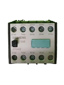 Contactor Siemens 3TH43 55-0AF0 110V bobina de voltios 16A amp 10 polos 10P - Imagen 1 de 5