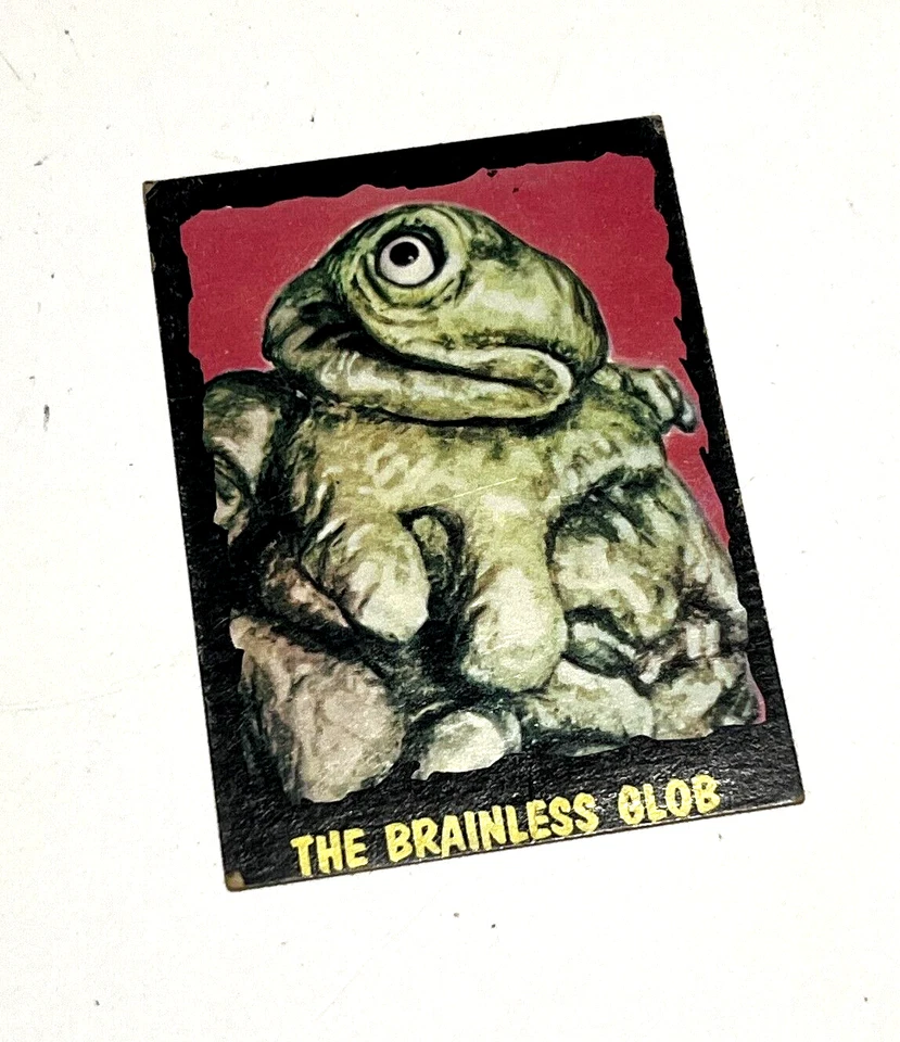 Tarjeta coleccionable de colección #15 The Brainless Glob Outer Limits 1964 Topps Inc. Foto 1 de 2