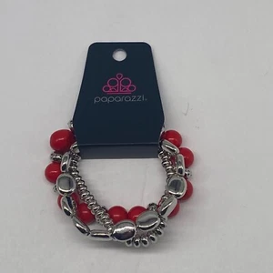 Pulsera Paparazzi Joyería Prismática Pop Roja Artículo 105 - Imagen 1 de 7
