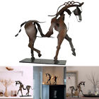 Horse LED Light Sculpture Metal Desktop Office Home Restaurant Art Decor Gifts
