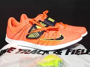 Nike Zoom TJ Elite Triple Jump 2 tracce Spikes Mango AO0808-800 da uomo taglia 8,5 - Foto 1 di 8
