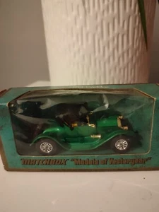 Matchbox Models of Yesteryear Y-6 1913 Cadillac -Green & Boxed. - Picture 1 of 3