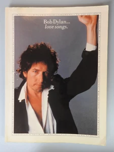 Love Songs - Bob Dylan song book piano voclas guitar PVG paperback 1990 - Picture 1 of 4