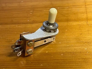 Switchcraft 3 Way Toggle 1965 w/ Cream Knob Gibson - Picture 1 of 3