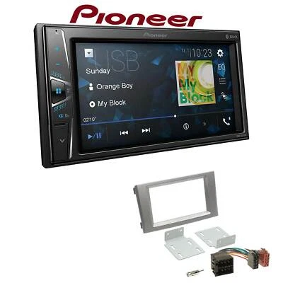 Pioneer Autoradio Bluetooth Camera-IN für Iveco Daily IV und V 2006-2014 silber - Bild 1 von 4