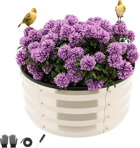 DURABLE COATED STEEL RAISED GARDEN PLANTING BED - NEW & SHIPS FREE! - Picture 1 of 5