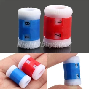 2Pcs Knitting Needles Row Counter Tally Knitter Needle Big/Small Size Set Craft - Picture 1 of 12