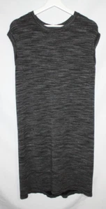 Cloth & Stone Dress Womens Small Grey Casual Shift Cap Sleeve Grunge Edgy Boho - Picture 1 of 14
