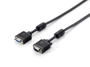 Monitorverlängerungskabel SVGA/HDTV Premium m.Ferrit HD15pol ST/BU 15m NEU - Bild 1 von 2