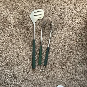 Charcoal Companion Golf Club 2 Piece Barbecue Tool Set - Picture 1 of 2