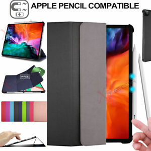 For Apple iPad Pro 12.9" 2020 4th Generation PU Leather Stand SMART CASE Cover