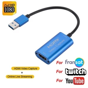 HDMI-zu-USB3.0-Videoaufzeichnungskarte 4K/1080P 60 fps HD-Recorder für Live - Bild 1 von 13