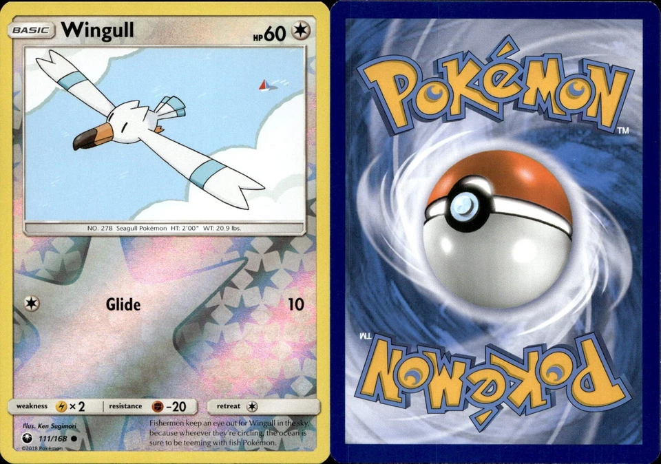 Wingull 111/168 Sm-Celestial Storm Reverse Holo Pokemon NM - Image 1 of 1