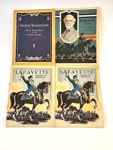 Lot Of 4 Booklets - John Hancock Life Insurance - Robert E Lee George Washington - Picture 1 of 5