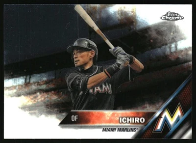 2016 Topps Chrome #116 Ichiro - Image 1 of 2