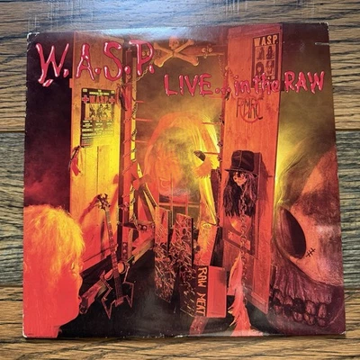 W.A.S.P. Live In The Raw 1987 Vinyl LP Capitol Records US Heavy Metal Glam Foto 1 de 4